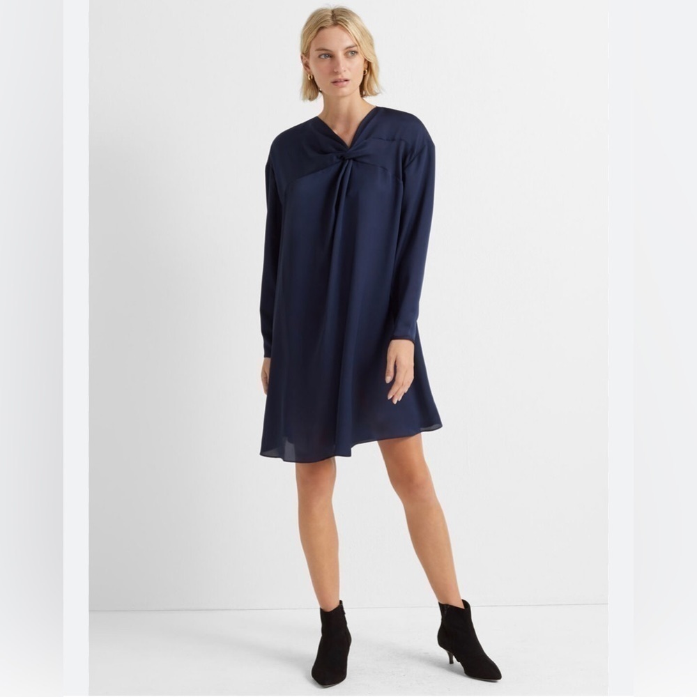 Bnwt CLUB Monaco Frint Twist Yoke Dress